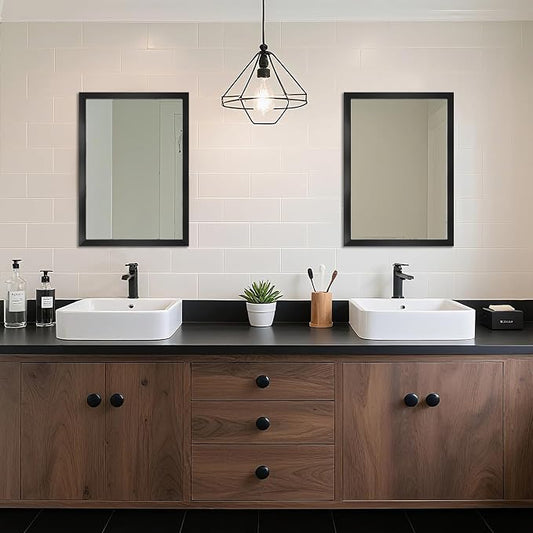 Ruomeng Rectangular Wall Mirror 20" x 28" - Image 2
