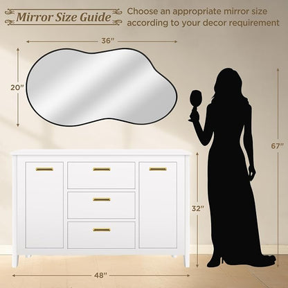 Dorlicecass Irregular Wall Mirror - Image 4