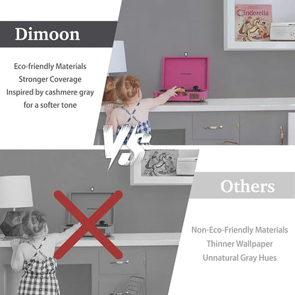 Dimoon 17.7''x236'' Peel and Stick Wallpaper Grey Contact Paper - Image 9