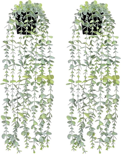 Waipfaru 2Pcs Fake Hanging Plants by Waipfaru