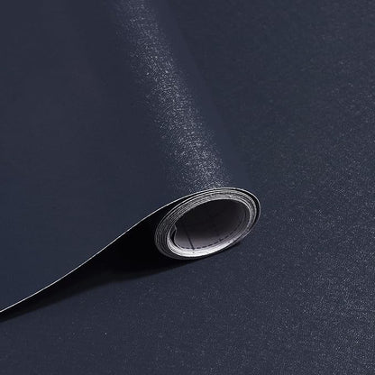 Safiyya Peel and Stick Wallpaper Dark Blue Contact Paper Solid Color Decorative by SAFIYYA