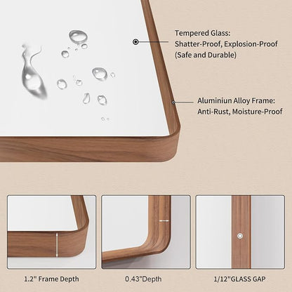 LOAAO 36X36 Inch Bathroom Mirror - Image 5
