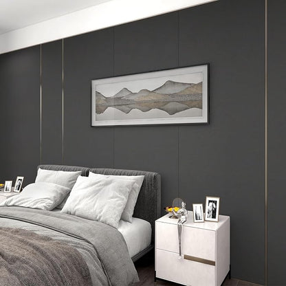 Grey Wallpaper Self Adhesive Peel and Stick Wall Pattern - Image 5