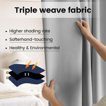 Room Divider Curtains, Extra Wide Theater Curtains Perfect - Image 4