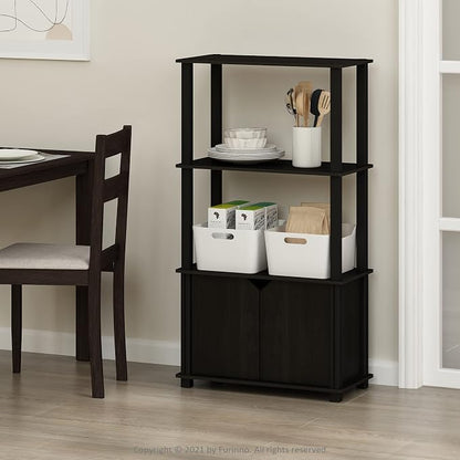 Furinno GO GREEN Storage Shelves, 4-Tier Book Shelf, Display Shelf - Image 2