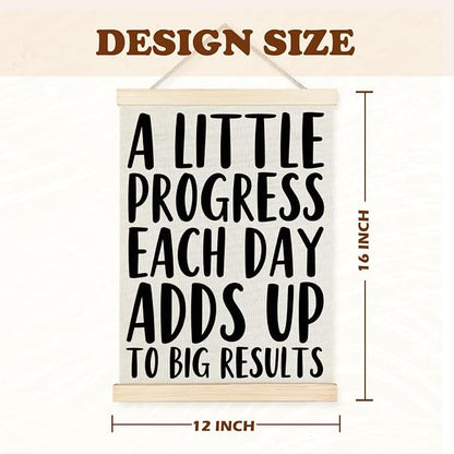 Supwhd Aesthetics Positive Affirmations Wall Decor, Inspirational Add Up to Big - Image 6