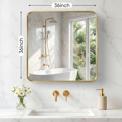 NEWBULIG 36X36 Inch Bathroom Mirror - Image 2
