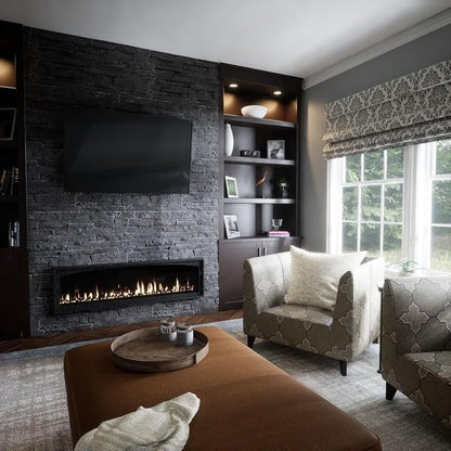 EverStone Acadia Ledge Faux Stone Panel, Graphite Color - Image 13