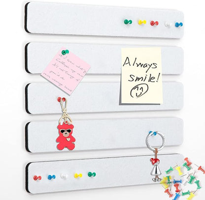 5 Pack Felt Pin Board Bar Strips Bulletin Board by SayHellotoGoodLife