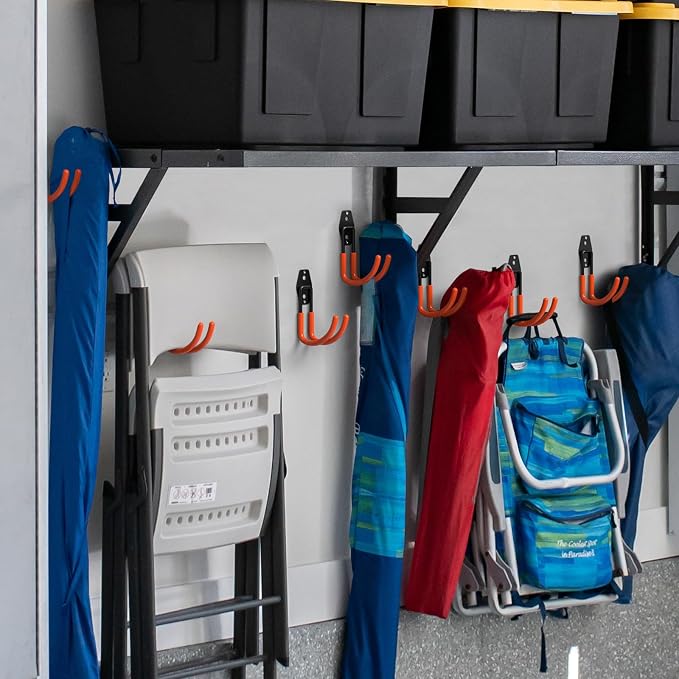 42 Pack Garage Hooks with Anti-Slip Coating Heavy Duty Wall Mount Hooks - Image 7