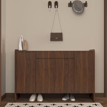 BOMENG Walnut Wood Contact Paper 16x354 inch Dark Brown Wood Wallpaper Peel and - Image 4