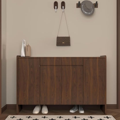 BOMENG Walnut Wood Contact Paper 16x79 inch Dark Brown Wood Wallpaper Peel and - Image 8