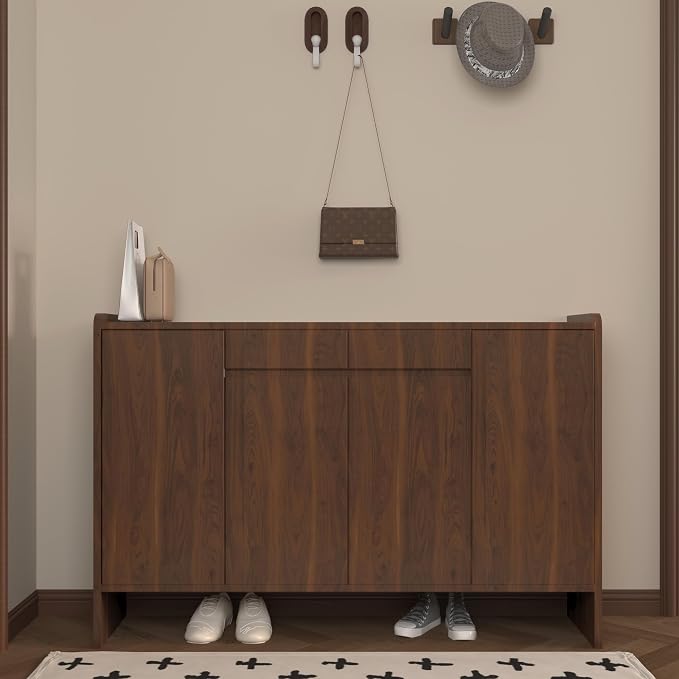BOMENG Walnut Wood Contact Paper 16x197 inch Dark Brown Wood Wallpaper Peel and - Image 6