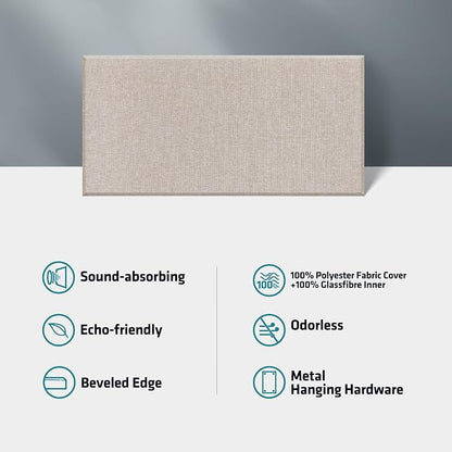 UMIACOUSTICS 4 PCS Acoustic Panels, 2“ Thick 23.6" x 11.8" Fiberglass Sound - Image 5