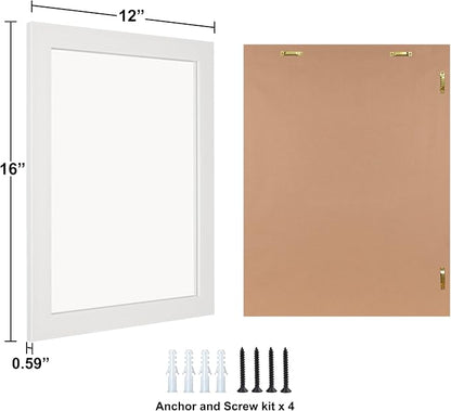 Ruomeng Wall Mirror Rectangle Decorative Mirror 12" x 16" - Image 6