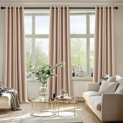 MIULEE Blackout Curtains for Bedroom Living Room 2 Panels, Thermal Insulated - Image 6