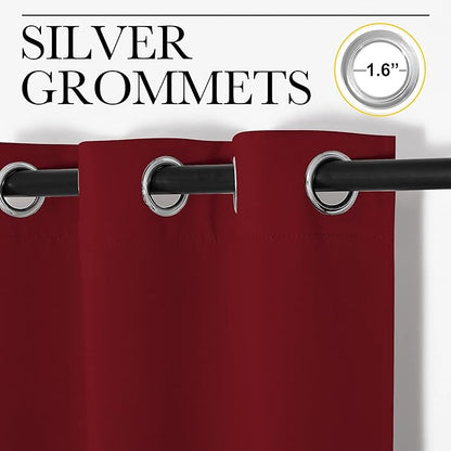 NICETOWN Christmas Window Curtains Blackout Drapes, Thermal Insulated Home - Image 3