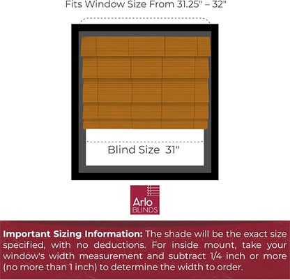 ARLO BLINDS Sheer Bamboo Roman Shades - Image 2