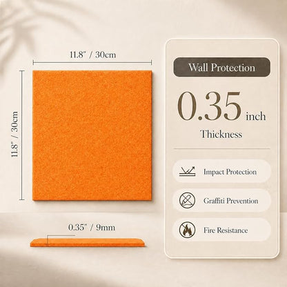 Large Cork Boards for Walls – 48" x 36" Self Adhesive Felt Wall Tiles - Image 2