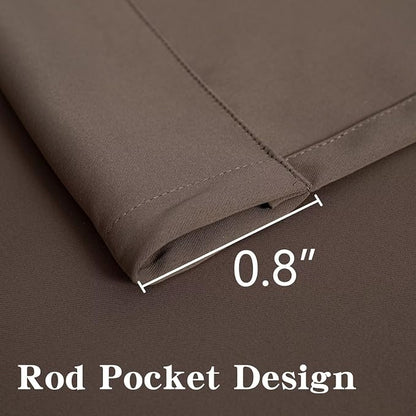 IGEMAEVE Blackout Curtains 108 Inch Length 2 Panels Set, Rod Pocket Energy - Image 3