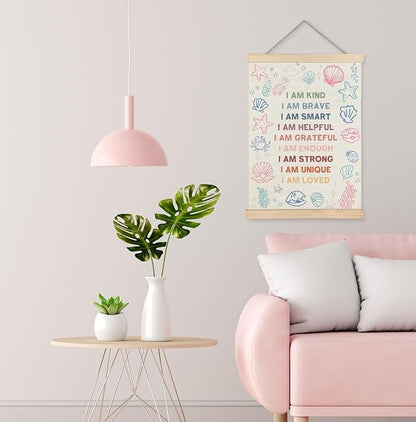 Yomisex Ocean Under the Sea Nursery Kids Wall Art Poster, Positive Affirmations - Image 4