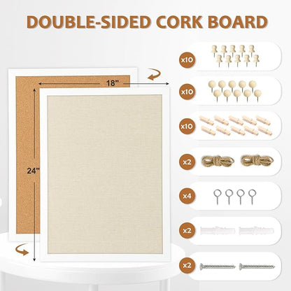 Double-Sided Large Cork Board - Image 6