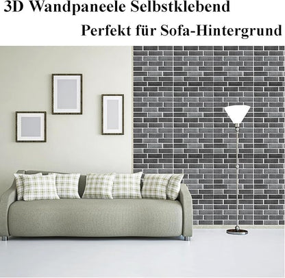 3D Wall Panels Peel and Stick, 3D Brick Wallpaper Peel and Stick, 10 Pack - Image 6