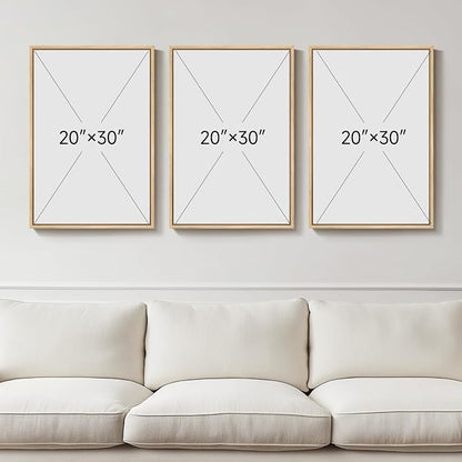 Framed Matisse Wall Art, 3 Piece Large Canvas Abstract Art Prints - Image 8