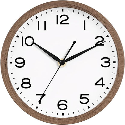 AKCISOT Wall Clock, Modern Small Wall Clocks Battery Operated 10 Inch, Silent by Akcisot
