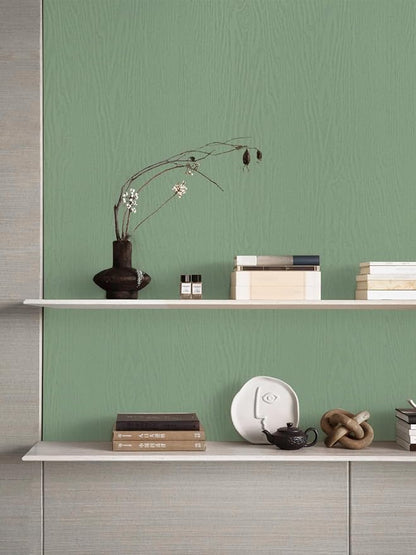 Wood Contact Paper Green Peel and Stick Wallpaper, Thickened No Tearing Vinyl - Image 8
