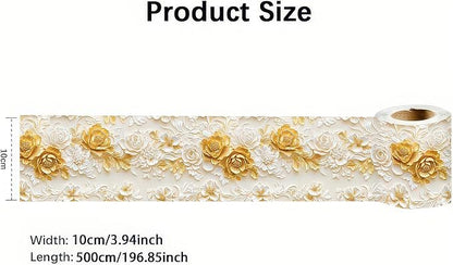 HOMETITUTE Wallpaper Border 4x196 Inch Peel and Stick Wall Border Wallpaper - Image 5