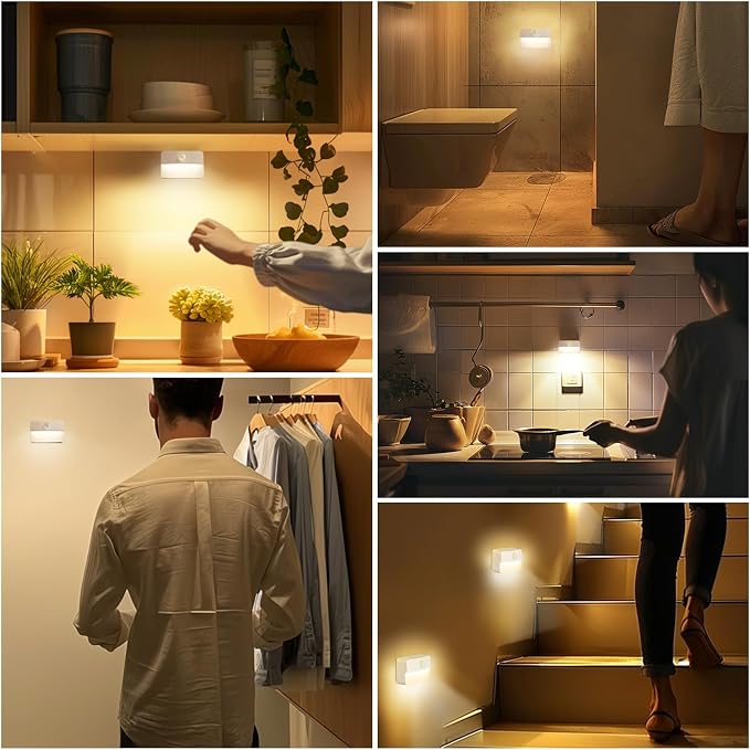 Guankai 8 Pack Motion Sensor Stair Light - Image 4