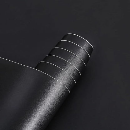 Arthome 11.8''x100'' Black Contact Paper, Self Adhesive Wallpaper Waterproof by ArthomeWALLDECOR