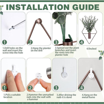 Jexine 8 Pcs Hanging Planters - Image 3