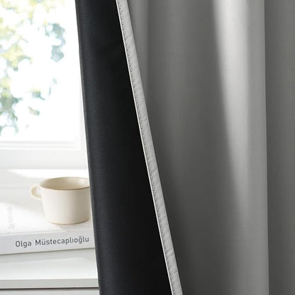 RYB HOME 100% Blackout Short Curtains - Image 3