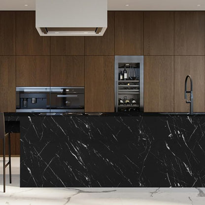 Abyssaly Black Marble Contact Paper Peel and Stick Countertops Waterproof Matte - Image 9