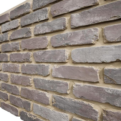 EverStone Aged Brick Faux Brick Panel, 46 7/8"W x 27"H x 1 1/4"D, Limewashed - Image 7