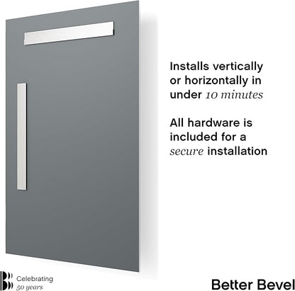 Better Bevel Frameless Rectangle Mirror - Image 3