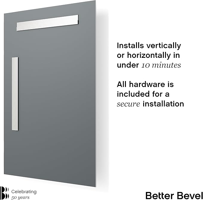 Better Bevel Frameless Rectangle Mirror - Image 3