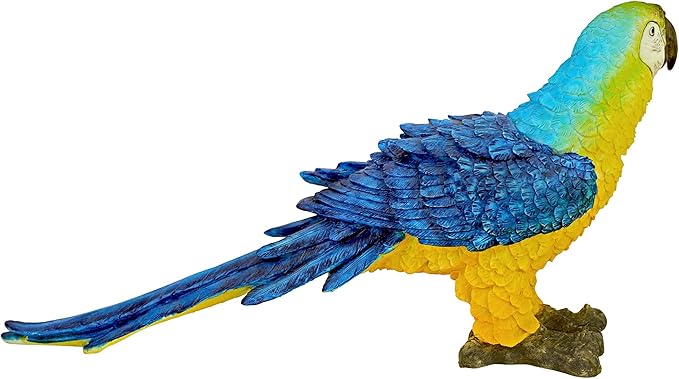 Design Toscano Mortimer the Macaw Tropical Parrot Statue