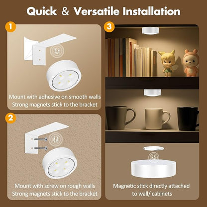6Pcs Picture Light Battery Operated, Magnetic Led Painting Light - Image 8
