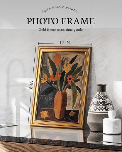 VIYYIEA Vintage Gold Framed Wall Art - Image 2