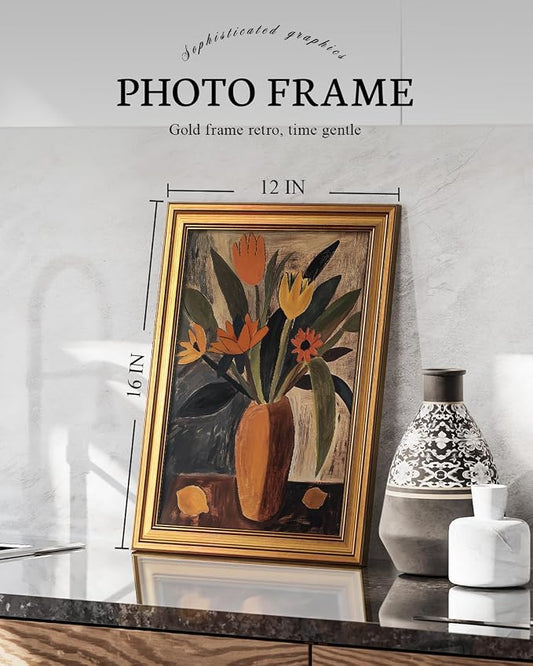 VIYYIEA Vintage Gold Framed Wall Art - Image 2