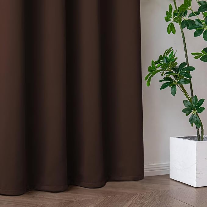 IGEMAEVE Blackout Sliding Door Curtains 96 Inch Length, Extra Wide Room Divider - Image 7