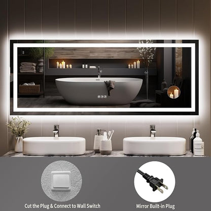 LED Bathroom Mirror 60 x 24 inch - Image 7