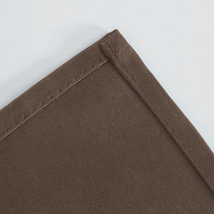 LEMOMO Blackout Curtains 66 x 54 Inch Long Chocolate Curtains Set of 2 Panels - Image 7