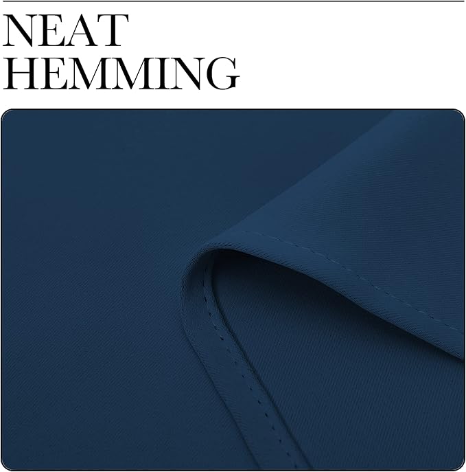 NICETOWN Moroccan Blue Room Darkening Curtains - Image 6