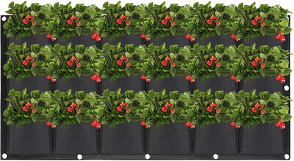 ZOENHOU 2 Pack Total 36 Roomy Pockets Horizontal Garden Planter, Waterproof - Image 6