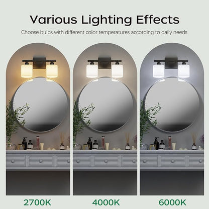 PARTPHONER Bathroom Light Fixtures, Bathroom Lighting Fixtures Over Mirror - Image 6