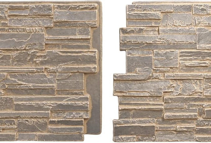 EverStone Cascade Faux Stone Panel, 48 5/8"W x 24 3/4"H x 1 1/4"D, Cannondale - Image 8
